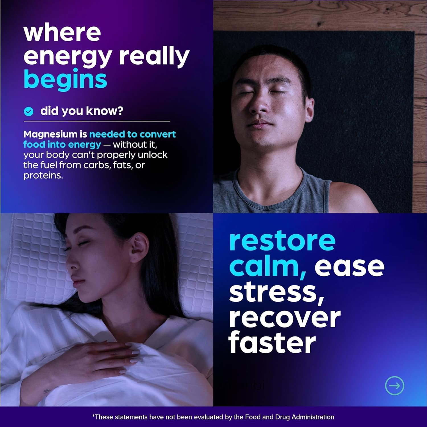 Picture of Thinbi Magnesium Glycinate 1160mg + Aloe Vera, D3 & K2 Complex 90 Capsules – High Absorption, Non-Laxative – Supports Healthy Stress Response, Muscle Function & Healthy Metabolism Chelated Formula