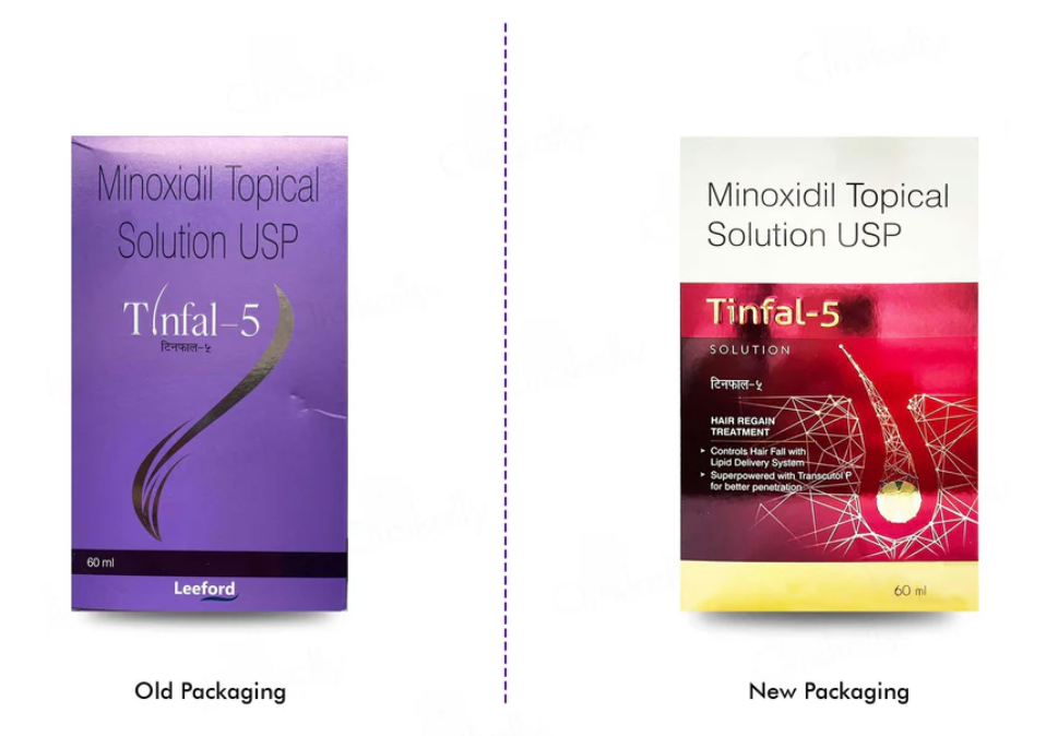 Picture of Tinfal Minoxidil 5% Topical Solution - 60ml