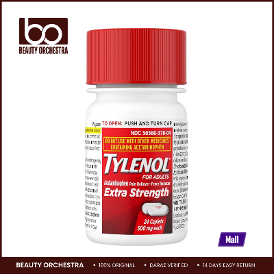 Picture of Tylenol Extra Strength 500 mg Acetaminophen - 24 Caplets
