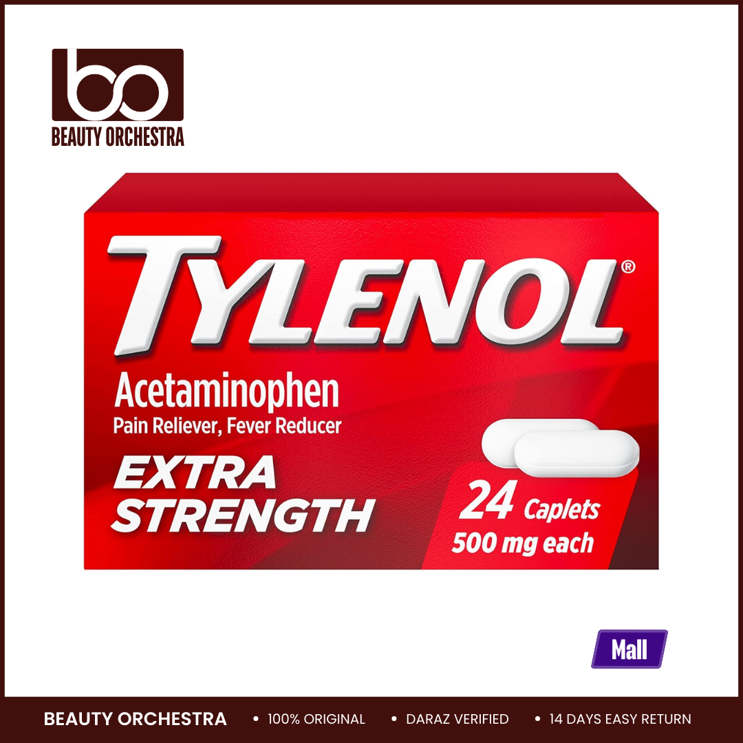 Picture of Tylenol Extra Strength 500 mg Acetaminophen - 24 Caplets