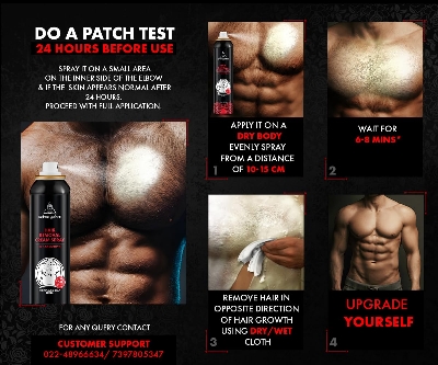 Picture of UrbanGabru Casanova Hair Removal Cream Spray for Men 200 ML