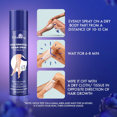 Picture of UrbanYog Hair Removal Spray for Women and Men - 200ml (Urban Yog)