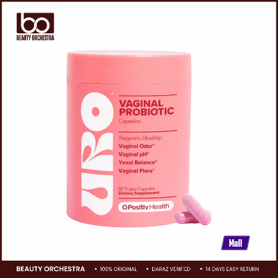 Picture of URO Vaginal Probiotics for Women pH Balance with Prebiotics & Lactobacillus Probiotic Blend - Vaginal Health Supplement 60 Capsules