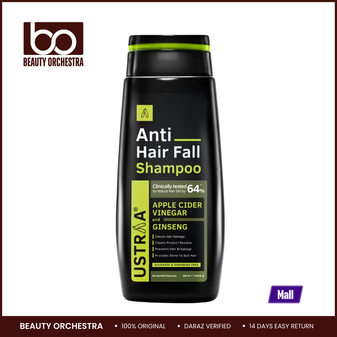 Picture of Ustraa Anti Hair Fall Shampoo with Apple Cider Vinegar - 250ml