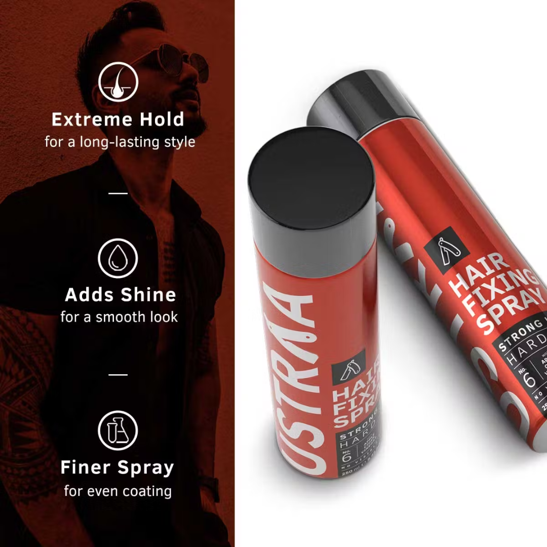 Picture of Ustraa Hair Fixing Spray - Strong Hold - 250ml