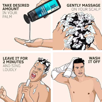 Picture of Ustraa Hair Vitalizer Shampoo - 250ml