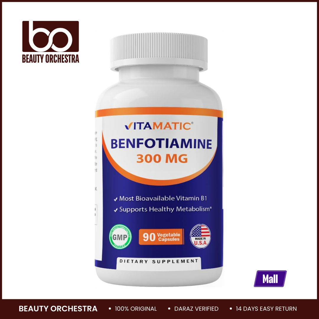 Picture of Vitamatic Benfotiamine 300 mg - 90 Veg Capsules