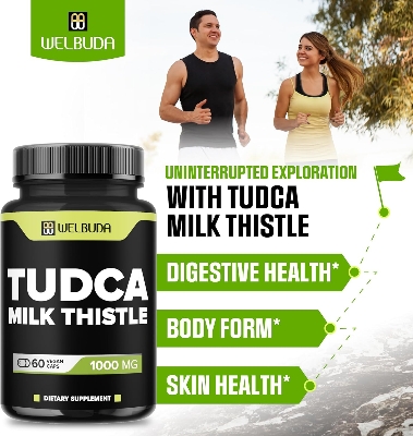 Picture of WELBUDA Tudca Milk Thistle 1000mg - 60 Vegan Capsules