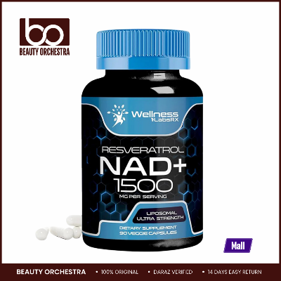 Picture of Wellness Labs RX NAD + Resveratrol 1500mg - 90 Veggie Capsules