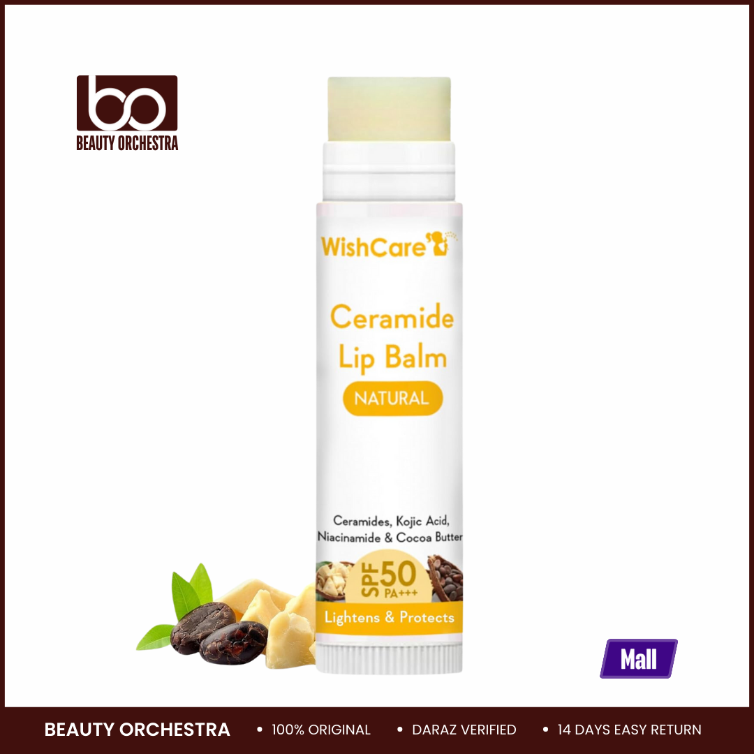 Picture of WishCare Ceramide Lip Balm with SPF 50 PA+++ (Natural)
