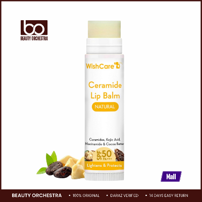 Picture of WishCare Ceramide Lip Balm with SPF 50 PA+++ (Natural)