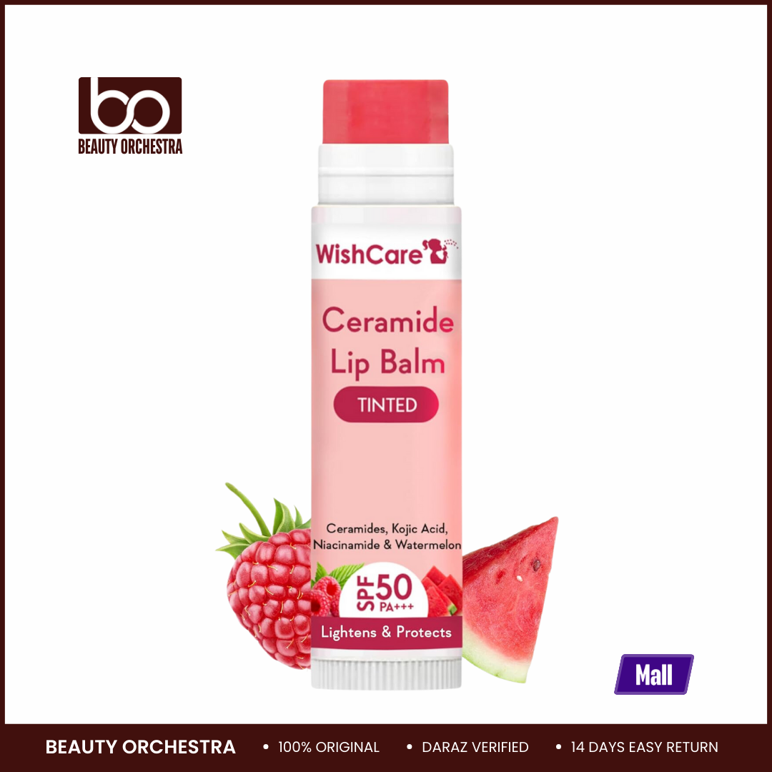 Picture of WishCare Ceramide Lip Balm with SPF 50 PA+++ (Tinted)