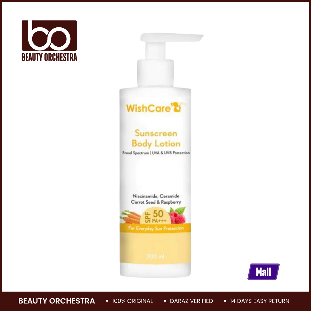 Picture of WishCare SPF 50 Sunscreen Body Lotion - 200ml
