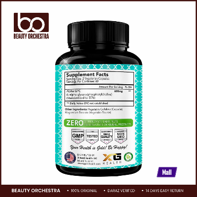 Picture of X Gold Health Alpha GPC Choline 600mg - 120 Veggie Capsules