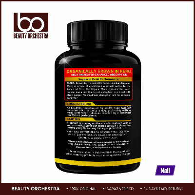 Picture of X Gold Health Organic Maca Root 1500mg - 150 Veggie Capsules; Black, Red & Yellow Peruvian Maca Root Extract, Energy & Mood Supplement for Men & Women + Black Pepper for Best Benefits