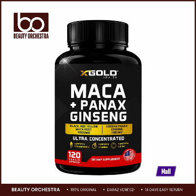 Picture of X Gold Maca with Korean Panax Ginseng Ultra Concentrated - 120 Counts