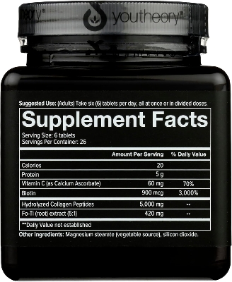 Picture of Youtheory Collagen for Men 160 Tablets