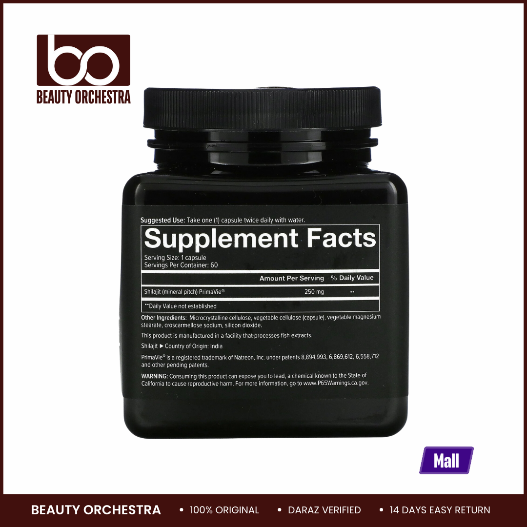 Picture of Youtheory Men's Shilajit – 60 Veg Caps