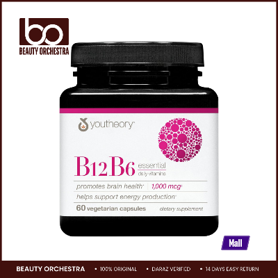 Picture of Youtheory Vitamin B12 B6 1000 mcg – 60 Capsules