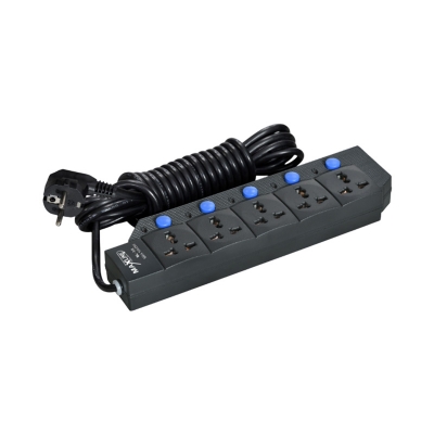 Picture of Maxline 5 Way Multi Extension Socket Model: ML-512-2 Miter Wire/7 Fit