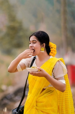 Picture of Whimsical Indispensable -Quality And Durablity -Fashionable Half Silk Chumki Tangail Tat Saree For Women - Sari- Innovative