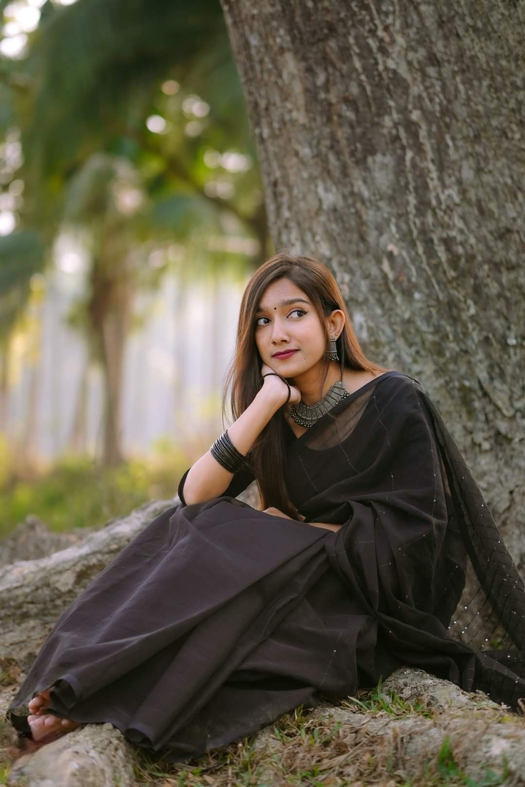 Picture of Fashionable Half Silk Chumki Tangail Tat Saree For Women - Sari