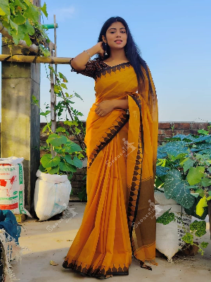 Picture of Tangail Tat Saree For Women With Blouse Piece - Casual & Partywear