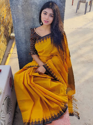 Picture of Tangail Tat Saree For Women With Blouse Piece - Casual & Partywear