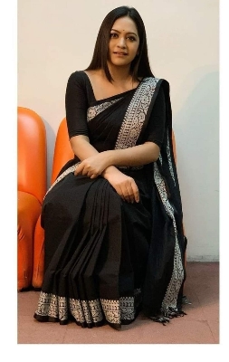 Picture of Brand Quality Half Silk Joba Pair Saree for Women No Running Blouse Piece - Comfortable and Suitable for All Seasons