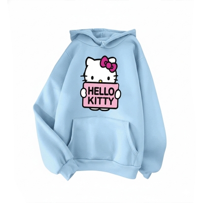 Picture of Women Hoodies(Sky Blue)