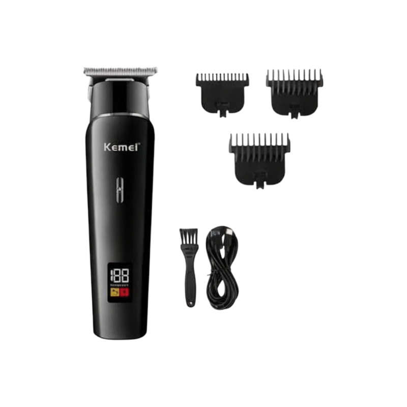 Picture of Kemei KM 1113 Professional Hair Clipper Rechargeable Beard Trimmer Hair Cutting Machine Electric Shaver For Body Safety Razor