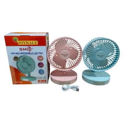 Picture of JOYKALY YG-735/ 717  Rechargeable 2400mAh Lithium Battery Strong Wind Portable Desk / Table Fan