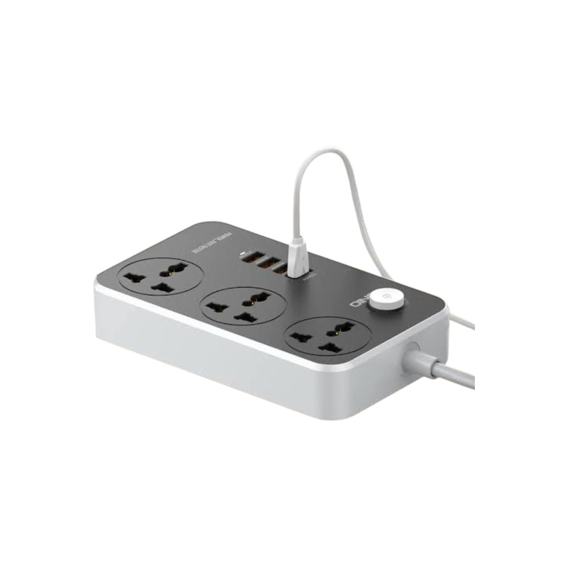 Picture of LDNIO SC3412 PD Type-C Ports + 3 USB Ports + 3 AC Sockets Power Strip