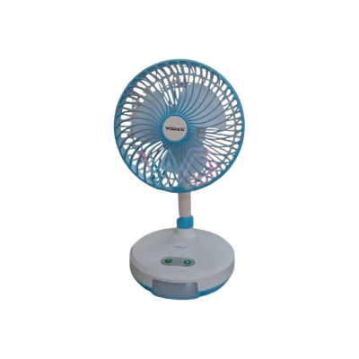 Picture of WEIDASI WD-219 Rechargeable 2400mAh Battery Strong Wind Portable Desk Fan With LED Light