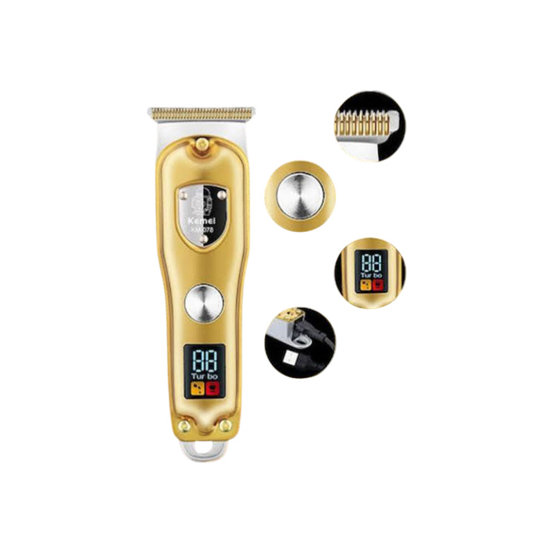 Picture of Kemei KM-078 All Metal Professional Men Electric Cordless Hair Trimmer  Male Haircut Machine Hair Trimmer