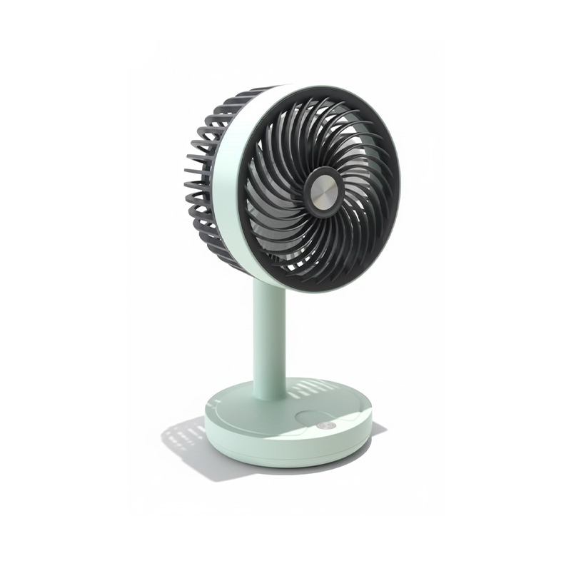 Picture of New model high duration support table mini fan DP-7639 Rechargeable 4000mAh Battery Up-Down Adjustable Three Speed Modes Desk Fan