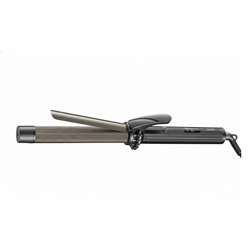 Picture of VGR V-579 Digital Display Hair Curler with 25MM Barrel, Rod, Tong, Tourmaline Infused Ceramic Coated Plates, Cool Touch Tip, Fast Heating up to 210°C, for Women, Long and Short Hair Curling, Styling