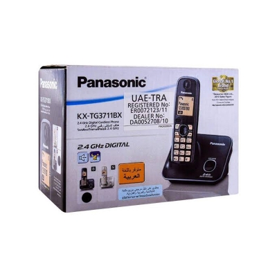 Picture of Panasonic KX-TG3711BX 1.8" LCD Screen Digital 2.4 GHz Cordless Phone