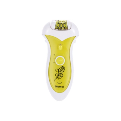 Picture of kemei lady epilator with shaving head KM-1901 electric epilator 2 in 1 electric shaver rechargeable hair remover body shaver