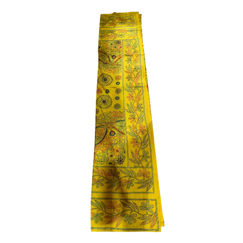 Picture of Hand Made Cotton Nakshi Kantha - Multi Color