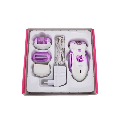 Picture of Kemei KM-2530 Rechargeable Epilator & Shaver 4 in 1 Beauty For Women