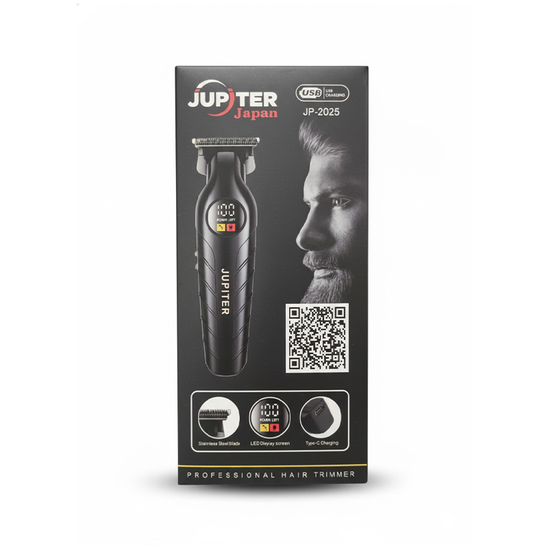 Picture of JUPITER JP -2025 Rechargeable Digital Display Hair Clipper & Beard Trimmer