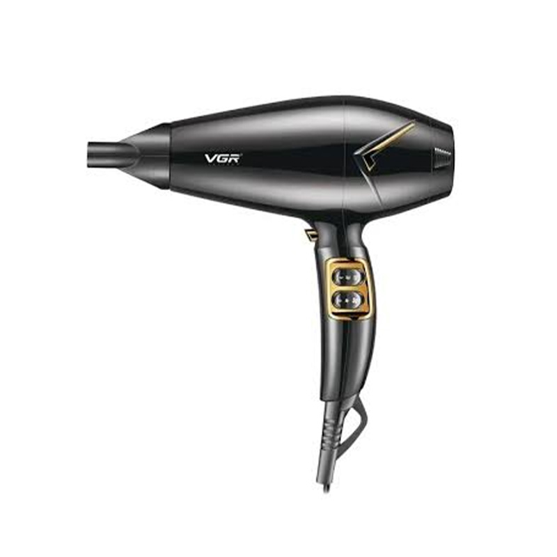 Picture of VGR V-423 Professional Salon Series Hair Dryer 1800-2200W DC Motor 3 Heat Setting Independent Cool Shot Styling Comb Nozzle Overheating Protection with Turbo Function & 2 Speed Setting