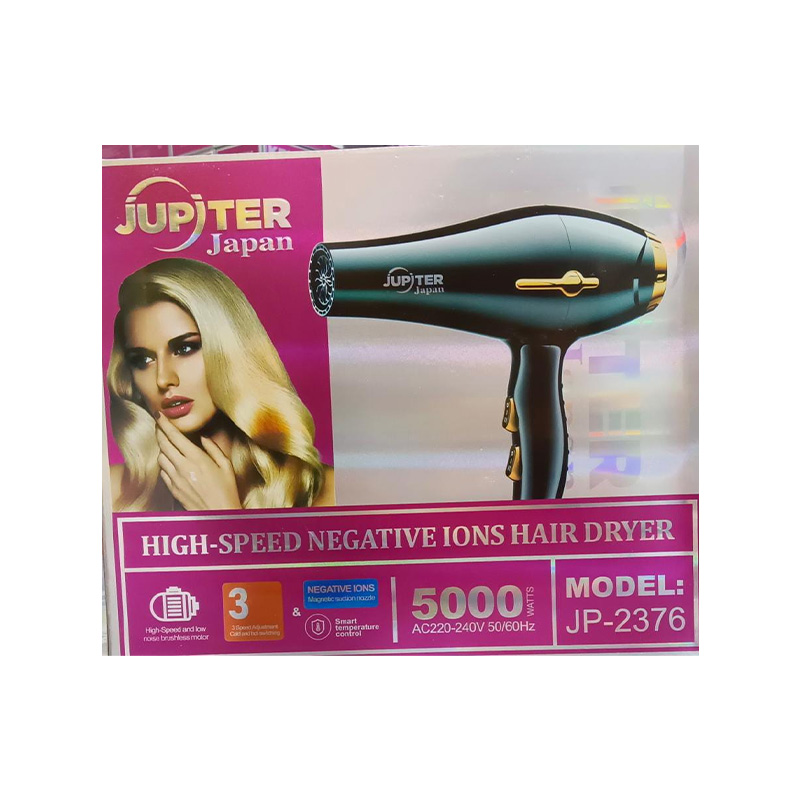 Picture of JUPITER 2376 5000 WATTS Hot and Cold Powerful Professional Heavy Duty Hair Dryer for Unisex