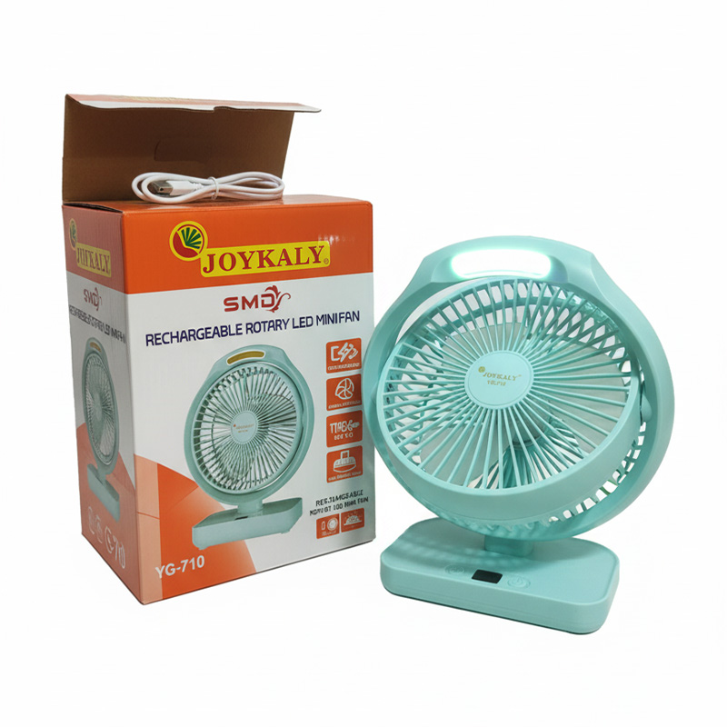 Picture of JOYKALY YG-710 Portable Rechargeable AC/AD Electronic Fan