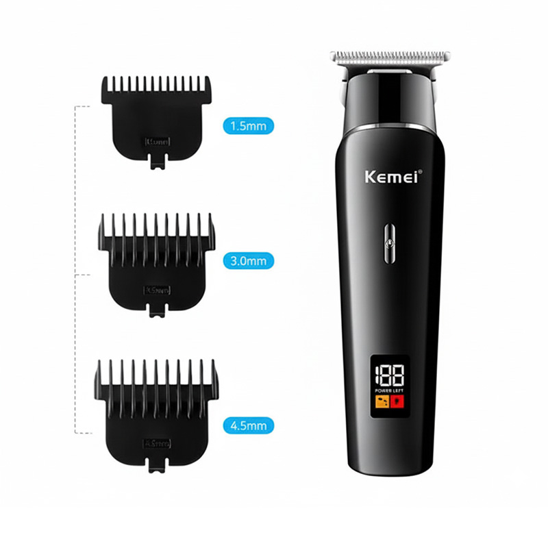 Picture of Kemei KM 1113 Professional Hair Clipper Rechargeable Beard Trimmer Hair Cutting Machine Electric Shaver For Body Safety Razor