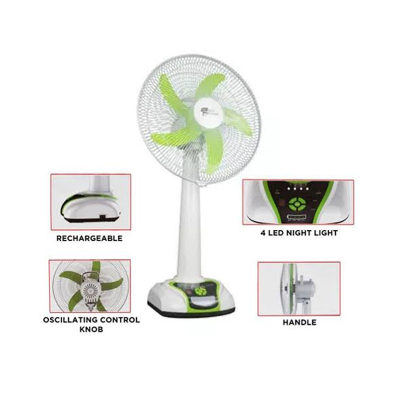 Picture of Rechargeable fan 2936 RS Orange and Green
