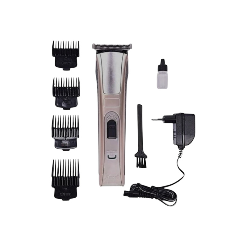 Picture of Kemei KM-5017 Rechargeable Professional Hair Trimmer For Men, Women and Children -SILVER