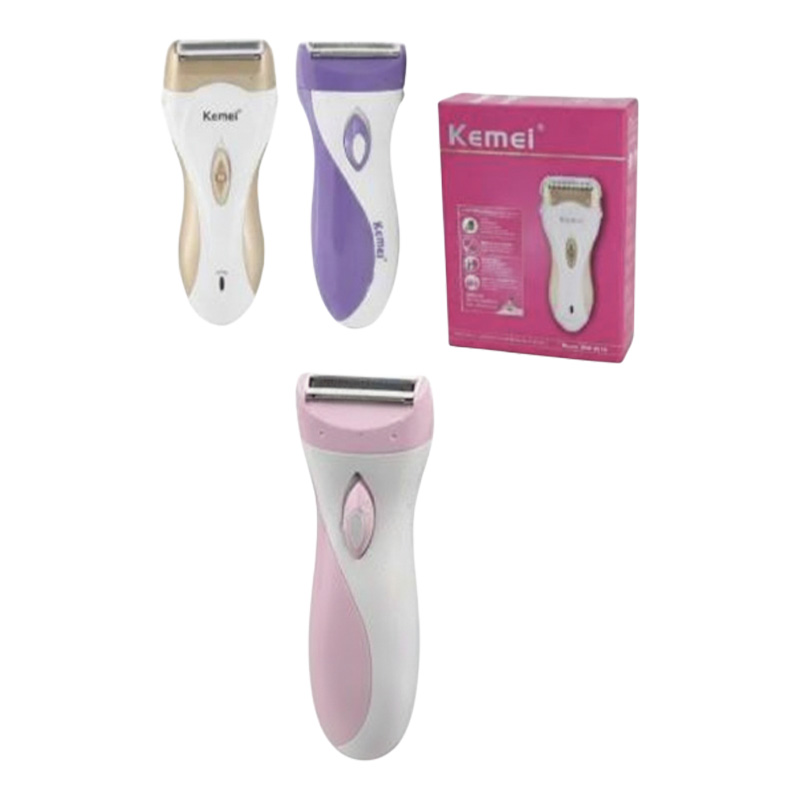 Picture of Kemei-Km-3018 Powerful Armpit Bikini Close Shaver Wet/Dry For Ladies Rechargeable&Waterproof(White)
