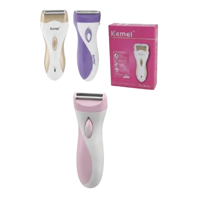 Picture of Kemei-Km-3018 Powerful Armpit Bikini Close Shaver Wet/Dry For Ladies Rechargeable&Waterproof(White)